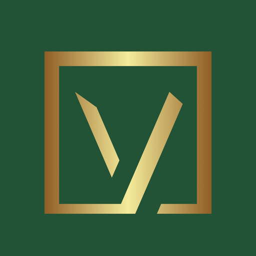 VistaView gold V logo